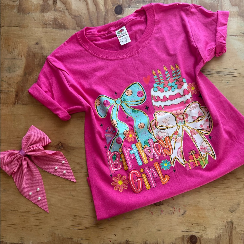 Birthday Girl Pink T-Shirt